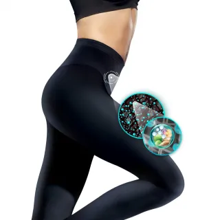 Hyaluro flash flat stomach slimming leggings